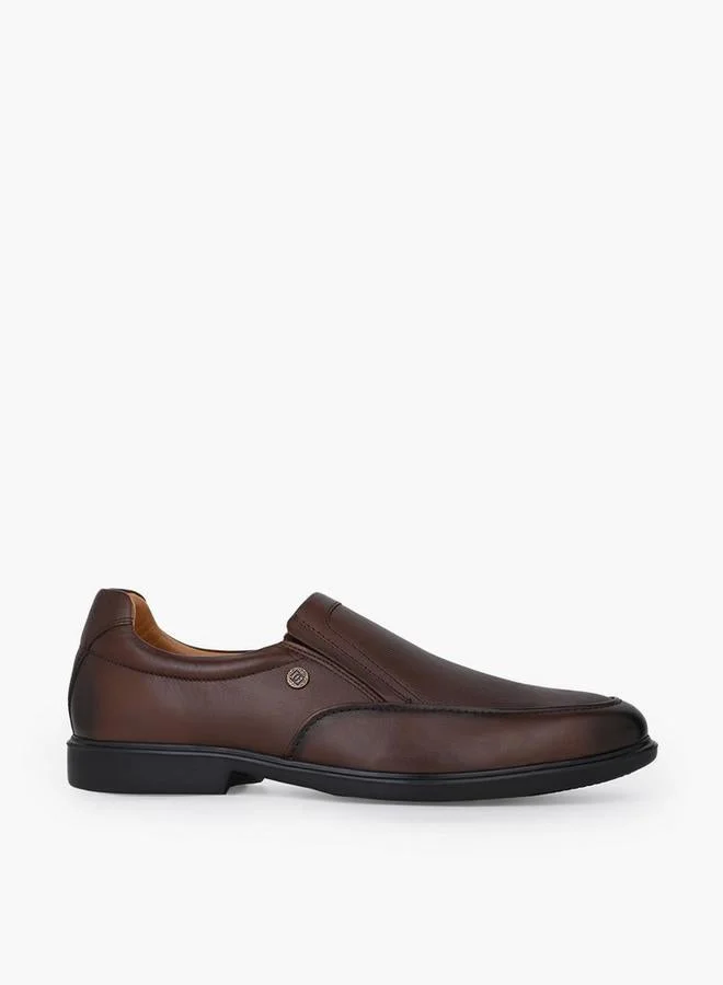 دوتشيني Men Leather Slip-On Loafers