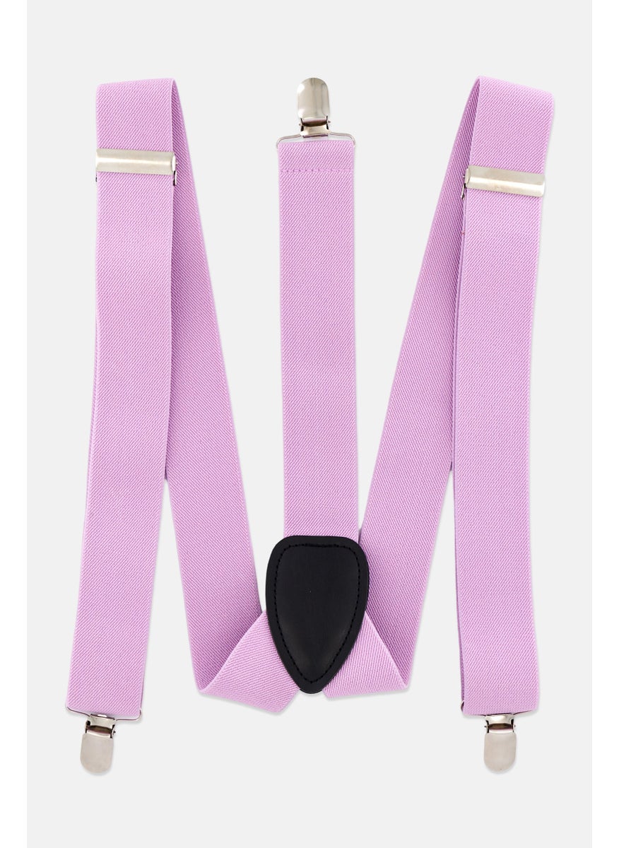 Asos Design - Men Adjustable Suspender Belt, Lilac - Image 1