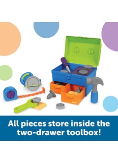 ليرننج ريسورسز مجموعة أدوات New Sprouts All-in-One من Learning Resources، مجموعة أدوات للأطفال الصغار، مجموعة أدوات لعب من Montessori، أنشطة تعليمية لمرحلة ما قبل المدرسة، 18 قطعة، للأطفال من سن 2+  - Image 3