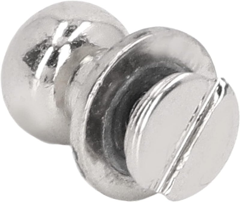 Monk Rivet High Gloss Smoother 10x8mm, Copper Leather Rivet Fastener, 200 Sets Exquisite Workmanship Metal Studs for DIY Clothing Bags Shoes Wardrobes (Silver) - Image 2