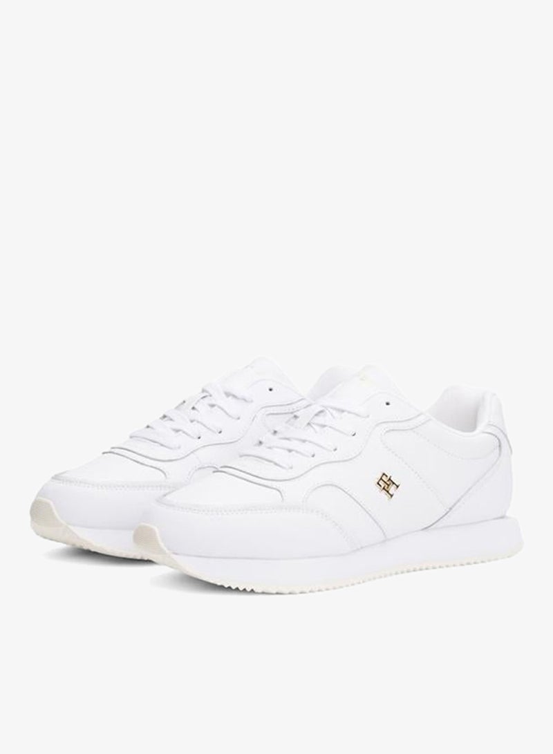 TOMMY HILFIGER Leather Runner Low Top Sneakers - Image 4