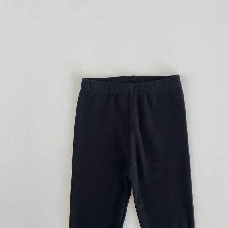 Girls' Thick Children'S Pants Cotton Black Outer Wear Spring White Long Pants For Baby Girls - Image 1