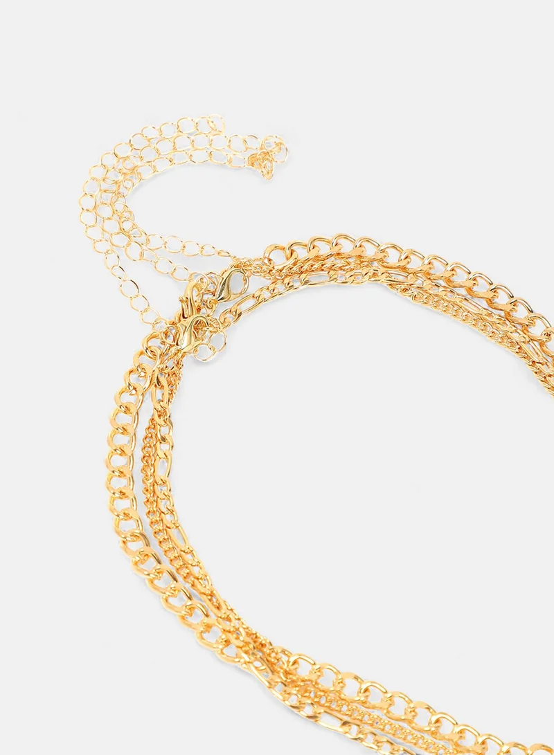 SOHI Pearls Layered Artificial Necklace Jewellery