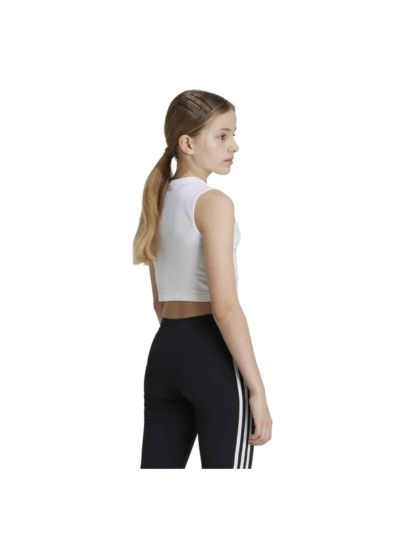 اديداس adidas CROP TANK TOP White Originals Kids TOPS