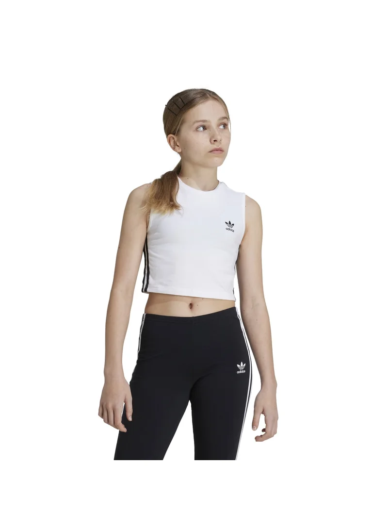 اديداس adidas CROP TANK TOP White Originals Kids TOPS