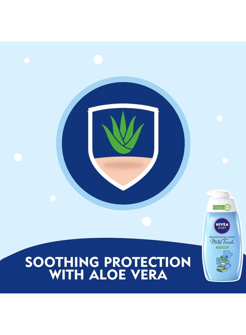 Nivea Baby Lotion Moisturising Mild Touch Aloe Vera 500 ML - Image 4