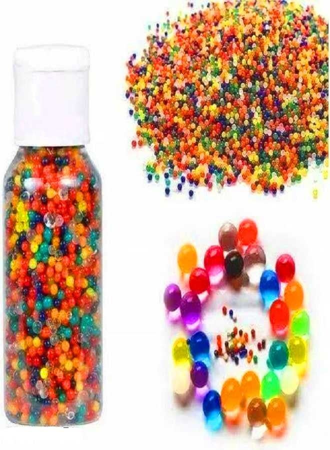 Beads Soft Crystal Water Beads Colorful Paintball Bullets For Water 90 g Toy Pearl Shaped Soil Mud Grow Magic Jelly Balls Non-Toxic Gel Balls 7-8 mm  - Image 1