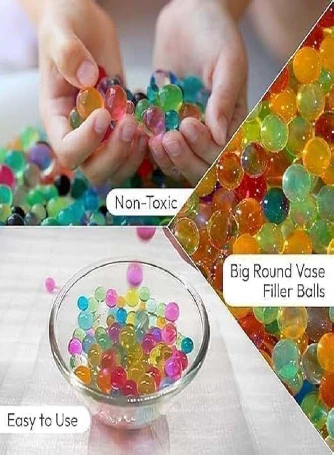 Beads Soft Crystal Water Beads Colorful Paintball Bullets For Water 90 g Toy Pearl Shaped Soil Mud Grow Magic Jelly Balls Non-Toxic Gel Balls 7-8 mm  - Image 3
