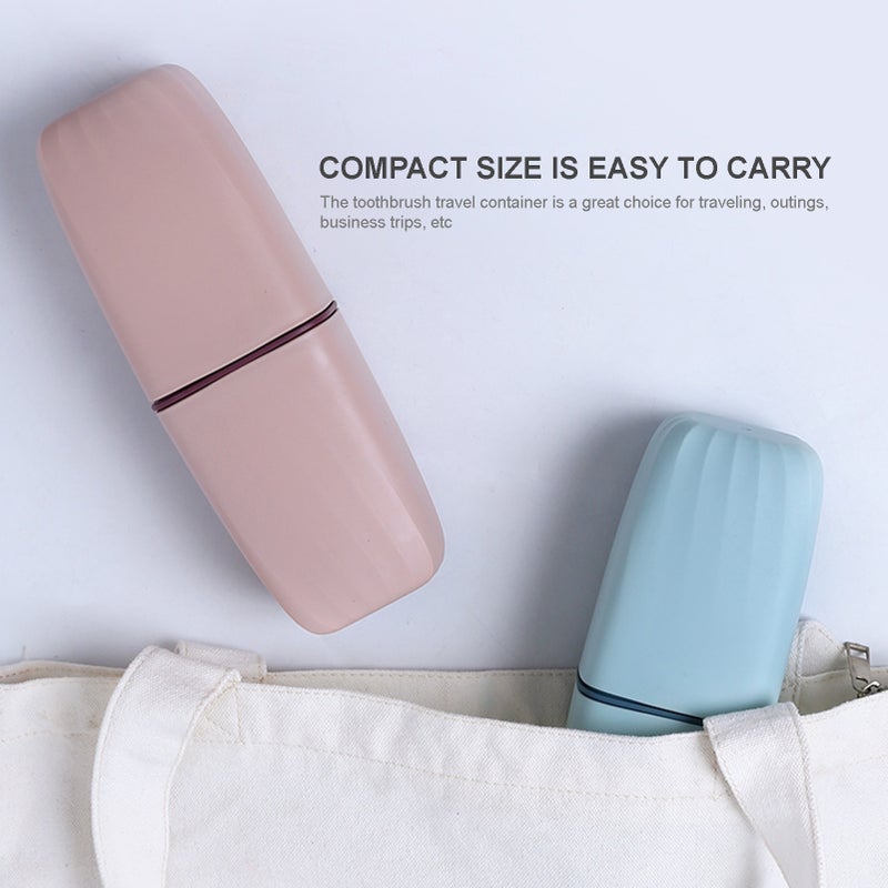 Toothpaste Holder Toothbrush Cup Portable Toothbrush Travel Container Electric Toothbrush Case Flosser Storage Organizer Toothbrush Case Dual Mugs Toothpaste Holder - Image 4