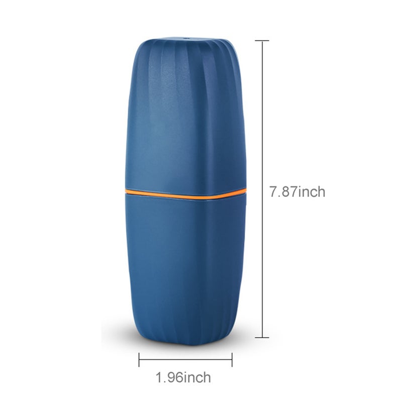 Toothpaste Holder Toothbrush Cup Portable Toothbrush Travel Container Electric Toothbrush Case Flosser Storage Organizer Toothbrush Case Dual Mugs Toothpaste Holder - Image 3
