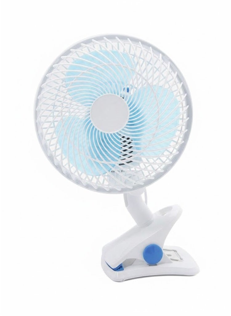 Table fan with two speed settings, featuring static and vibration/rotation functions. - Image 5