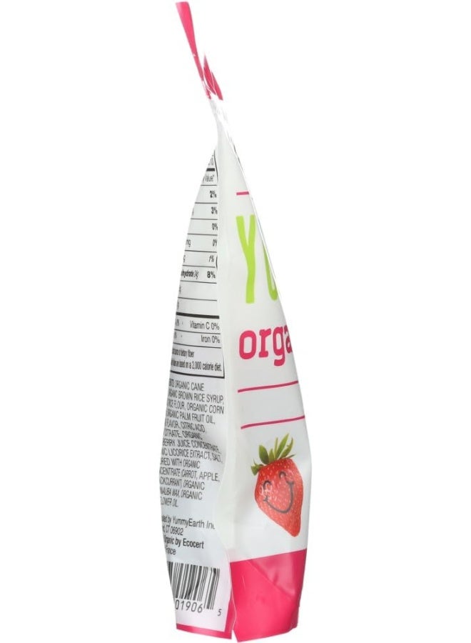 YumEarth Organic Gluten Free Strawberry Licorice Snack Packs - Allergy Friendly, Gluten Free, Non-GMO, Vegan, No Artificial Flavors or Dyes - 5 Ounce (Pack of 2) - Image 2