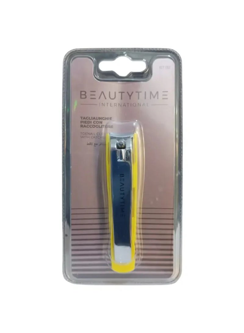 مقص أظافر القدمين الأصفر من بيوتي تايم إنترناشونال مع ماسك BT 151، قطعة واحدة