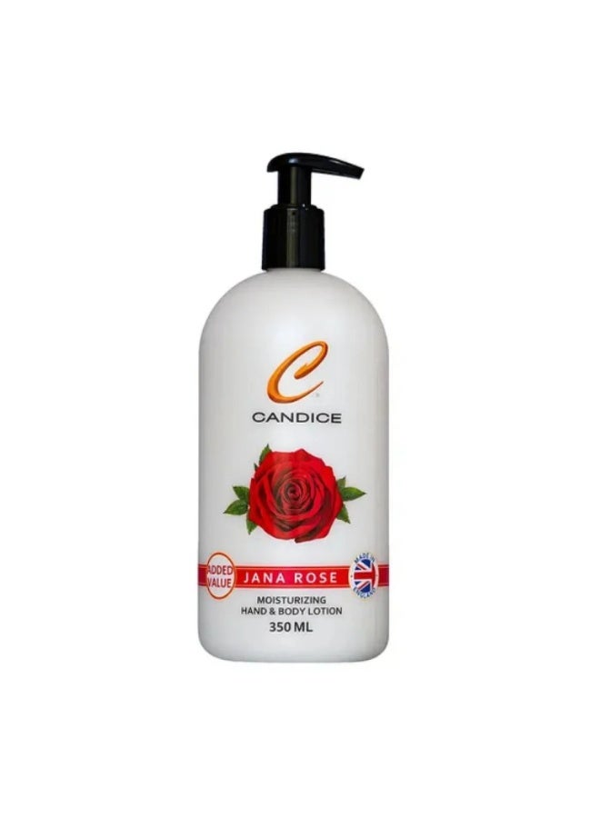 لوشن مرطب لليدين والجسم من كانديس جانا روز، 350 مل