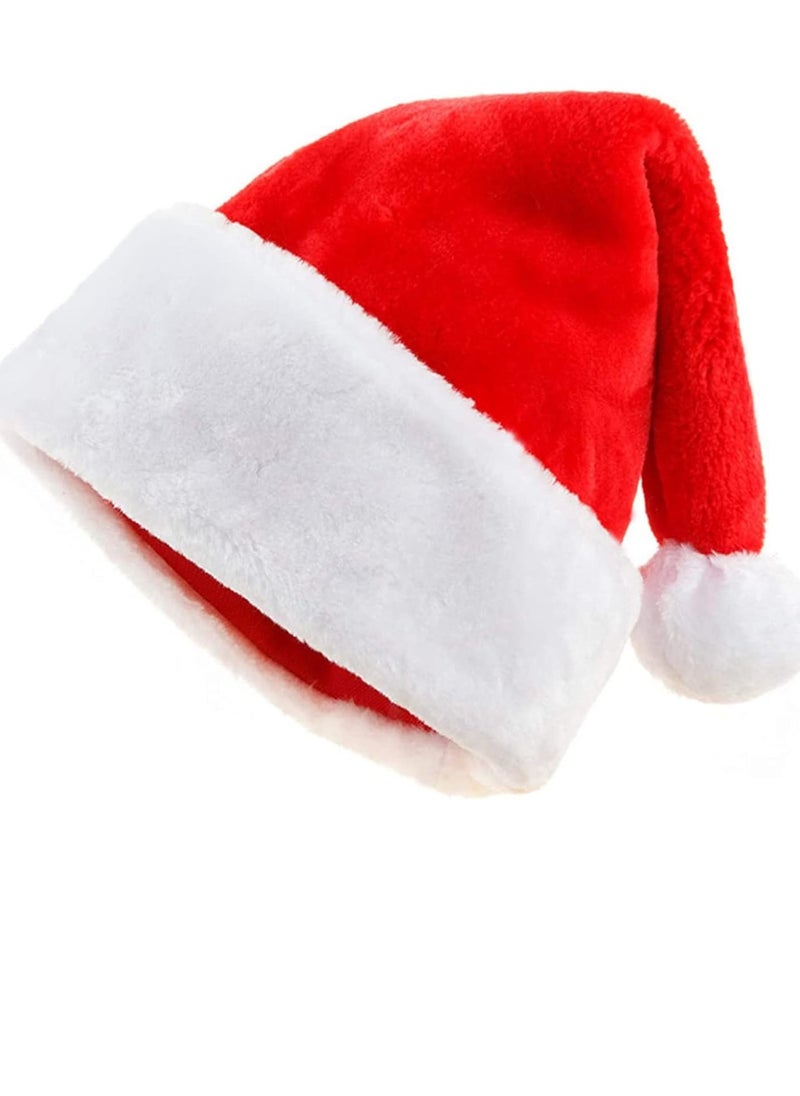 Vitacelli Soft Plush Velvet Christmas Hat  - Image 1