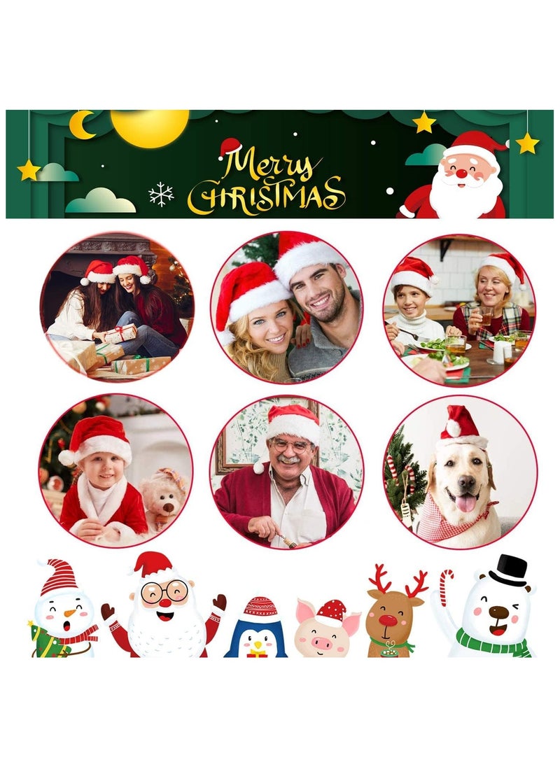 Vitacelli Soft Plush Velvet Christmas Hat  - Image 3