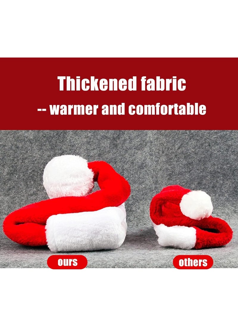 Vitacelli Soft Plush Velvet Christmas Hat  - Image 2