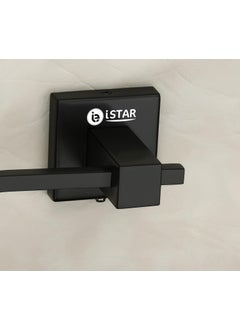 iSTAR iSTAR Stainless Steel Towel Ring/Napkin Ring/Towel Holder/Towel Hanger/Towel Holder for Wash Basin and Napkin Holder Stand for Kitchen, Bathroom (Black Finish, Pack of 1)  - Image 2