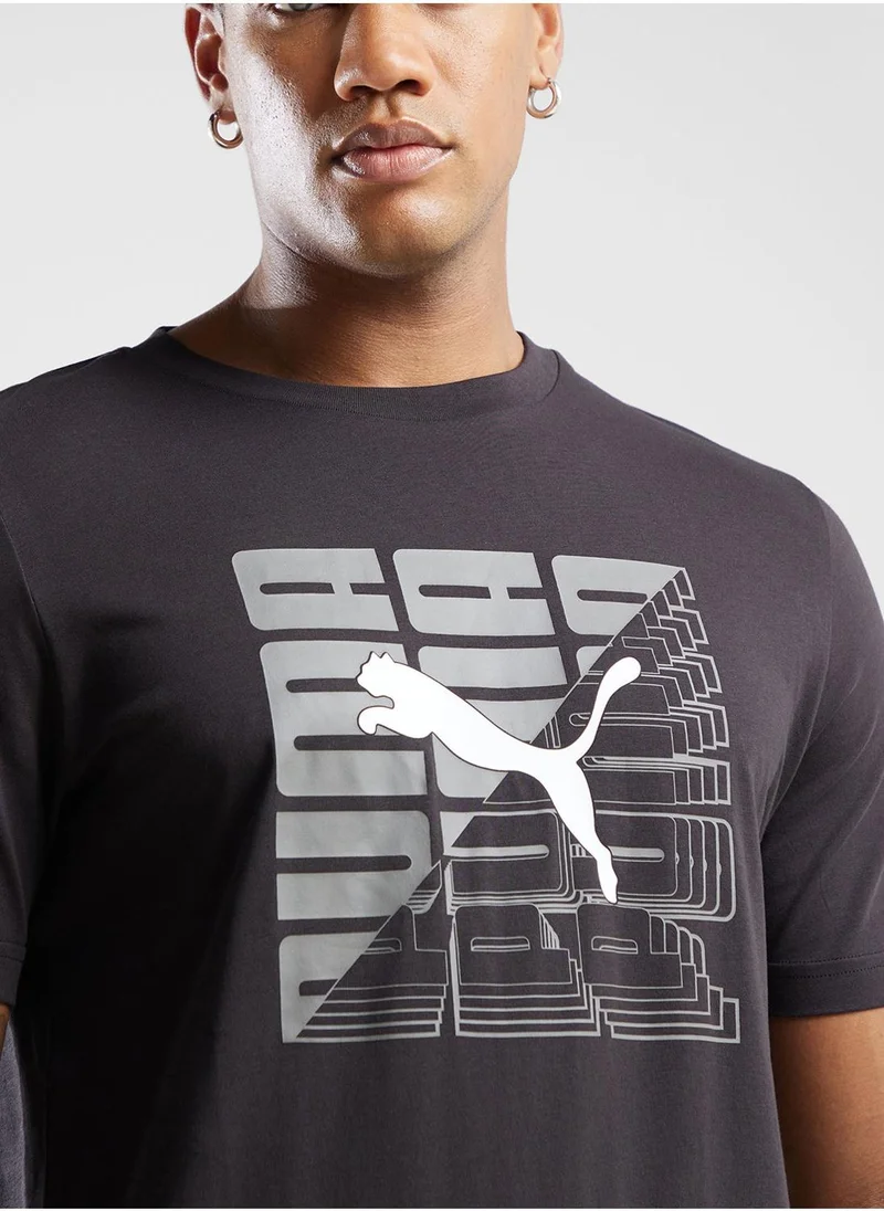 PUMA Graphic Wording T-Shirt