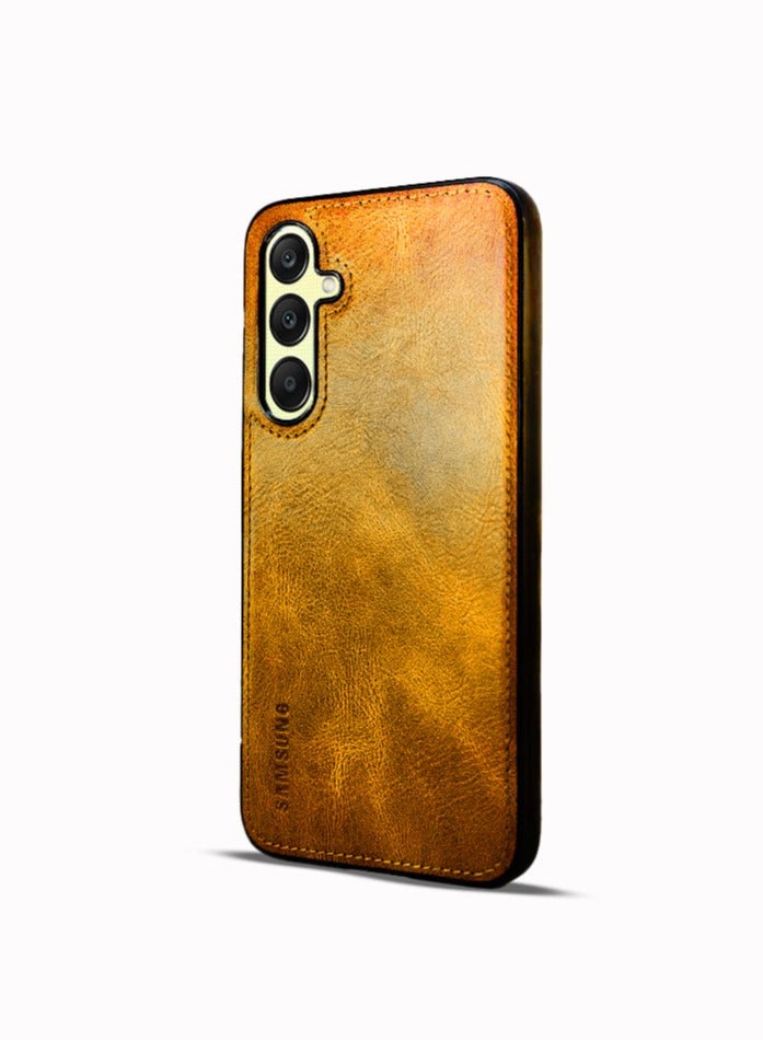 جراب خلفي من الجلد الصلب الفاخر لهاتف Samsung Galaxy A25، جراب خلفي من مادة TPU الصلبة وحماية كاملة متوافقة مع Samsung Galaxy A25 (6.5 بوصة) (هافان) - Image 1
