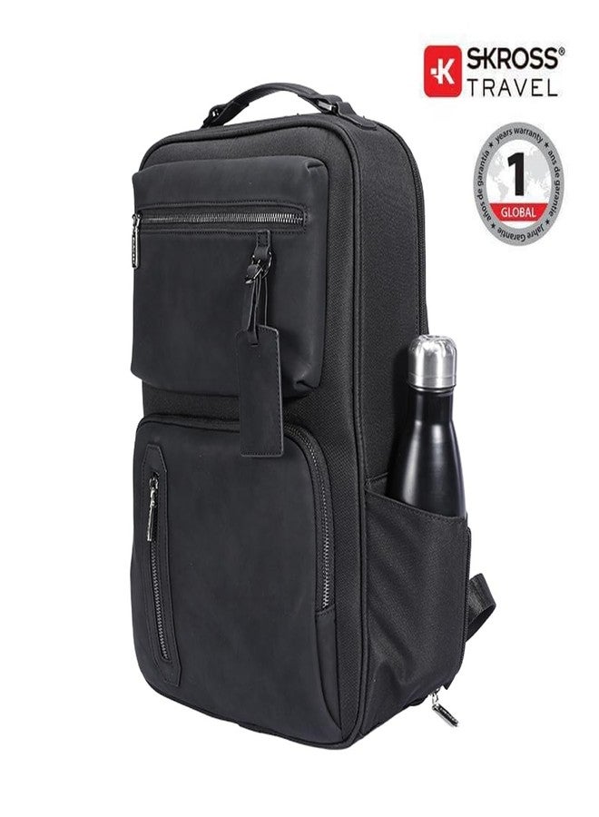 SKROSS Davos 16" Luxe Laptop Backpack | Business Travelling Backpacks | Swiss Design, Trolley Strap, Water-Resistant - Image 2