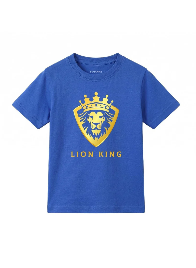 فنكار تيشيرت أطفال قطني من فنكار – تصميم أسد