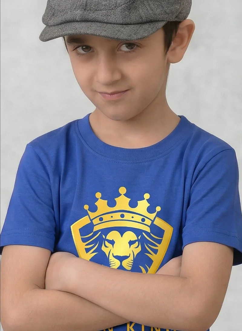 Funkaar blue Funkaar Kids Cotton Lion King T-Shirt  | Best Price UAE