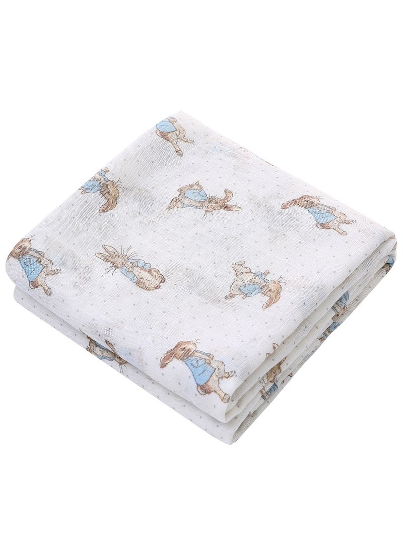 Miracle Baby 3 PCS Set Bamboo Cotton Baby Swaddle Blanket Newborn Blanket wrap Soft Baby Burp Cloth Breathable Baby Blankets for Girls and Boys 120x120cm - Image 5