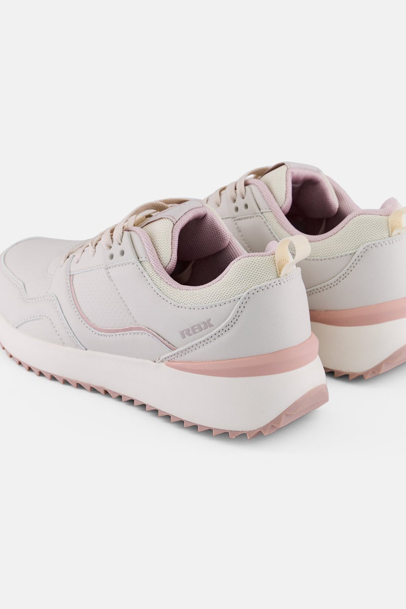 RBX Women Lace Up Outdoor Shoes, Beige  - Image 2