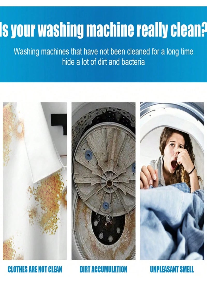 Generic Washing Machine Cleaner Effervescent Tablet Solid Washing Deep Cleaning Remover with Triple Decontamination for Bath Room Kitchen, 12-Pack  - Image 3