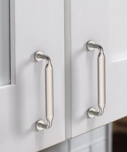 Coinkoly 10 Pack 33496mm Cabinet Handles Brushed Nickel Cabinet Pulls Kitchen Door Hardware Silver Cabinet Handles for Cupboard Bathroom Drawer - Image 3