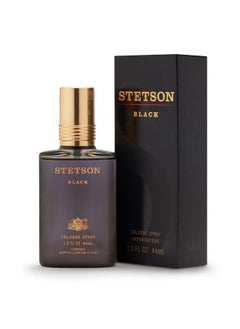 STETSON Black Cologne Spray for Men, Legendary Men's Cologne, A Bold & Rugged Mens Fragrance, Great Classic Gift, 1.5 Fl Oz