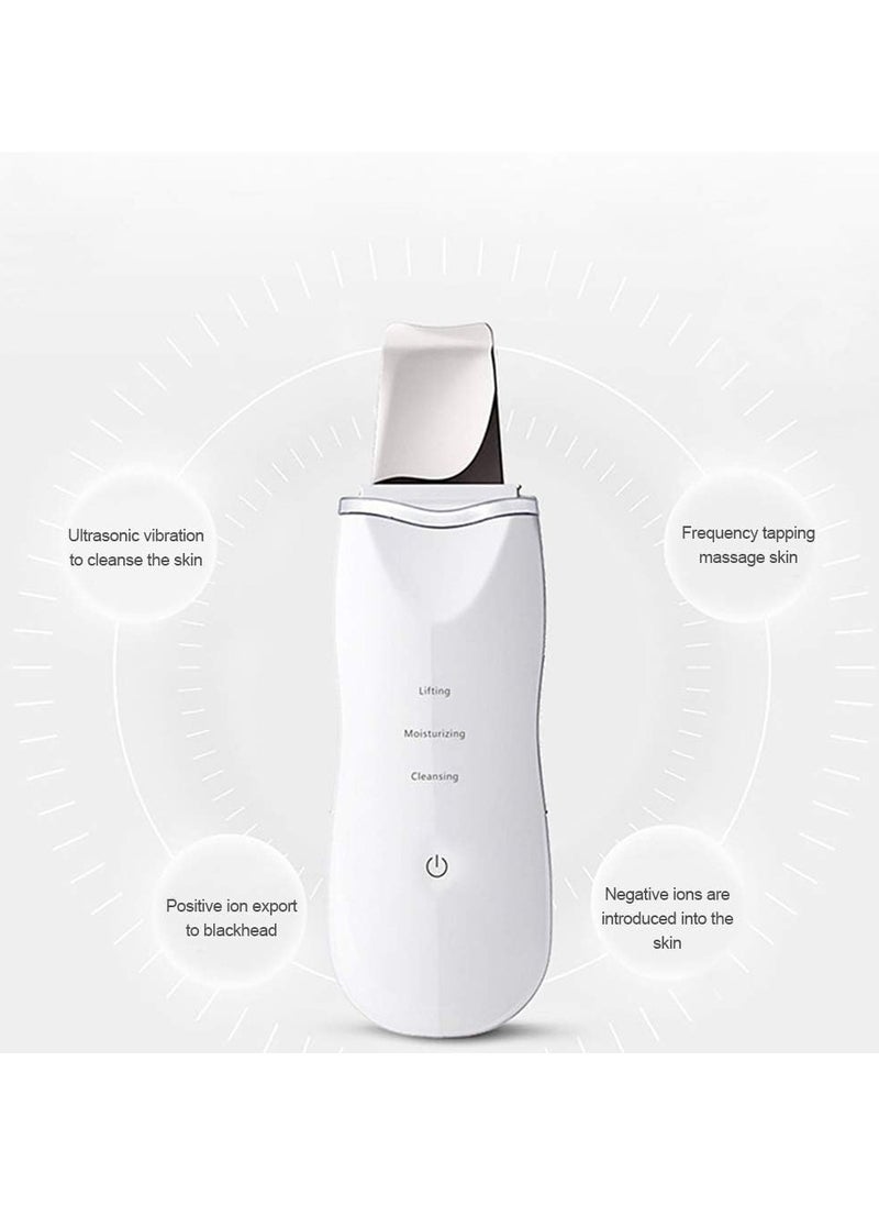 General Ultrasonic Electric Scooper Home Skin Cleanser Cleansing Pore Removal Dead Skin Wash Facial Beauty Instrument Introducer  - Image 2