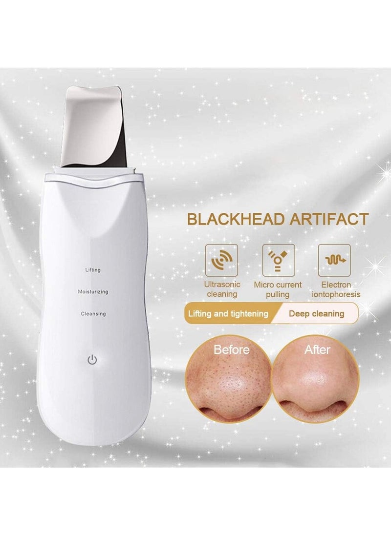 General Ultrasonic Electric Scooper Home Skin Cleanser Cleansing Pore Removal Dead Skin Wash Facial Beauty Instrument Introducer  - Image 4