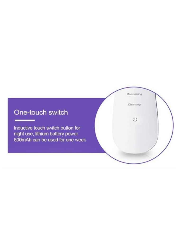 General Ultrasonic Electric Scooper Home Skin Cleanser Cleansing Pore Removal Dead Skin Wash Facial Beauty Instrument Introducer  - Image 5