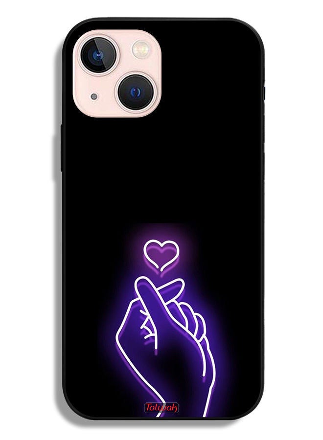 Tolwak حافظة حماية آبل آيفون 13 ميني بتصميم قلب صغير - Image 2