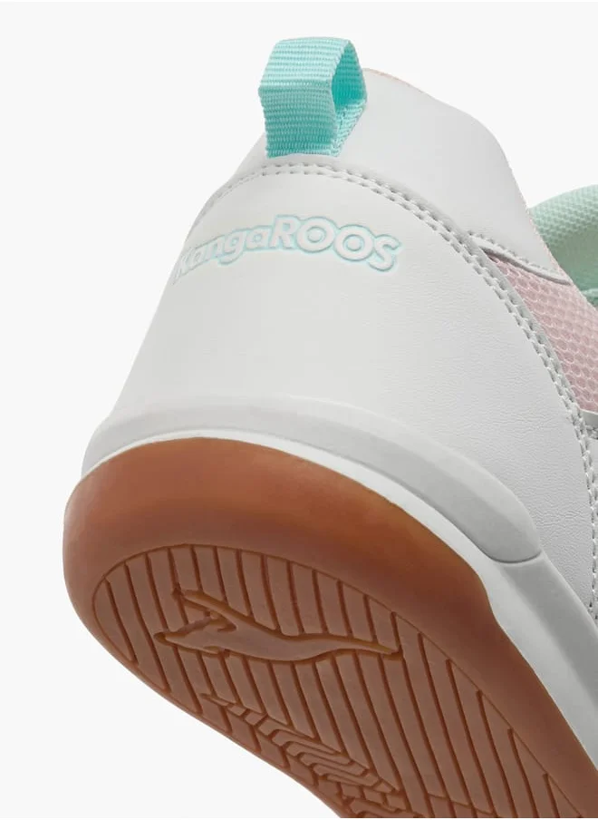 كانغاروس Women's Logo Detail Sports Shoes With Hook And Loop Closure