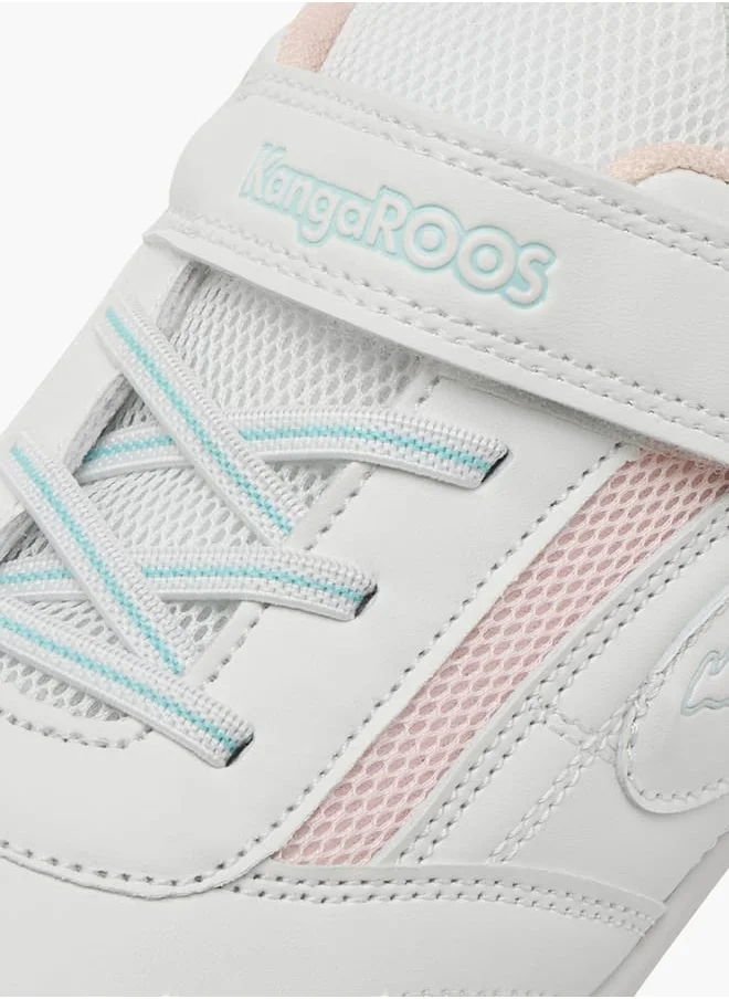كانغاروس Women's Logo Detail Sports Shoes With Hook And Loop Closure
