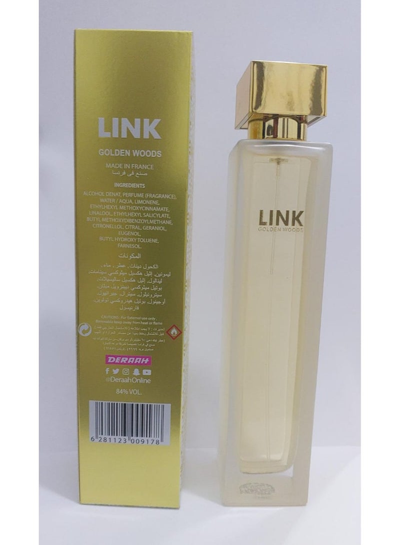 DERAAH Link Goldn Wood Parfum 100ml - Image 3