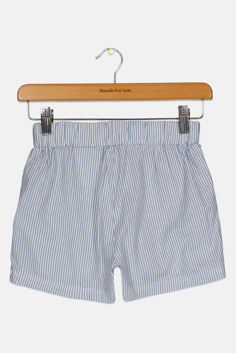 guppy Kids Girl Stripe Pull On Shorts, Multicolor - Image 3