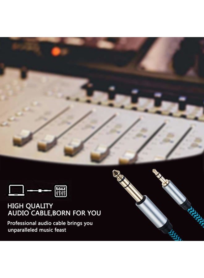 Hftywy 3.5mm to 6.35mm TRS Stereo Audio Cable 25 ft Headphone Adapter 1/8 to 1/4 Adapter，6.35 to 3.5 Headphones Adapter Cord for Guitar, Piano, Amplifiers, Home Theater Devices, or Mixing Console - Image 3