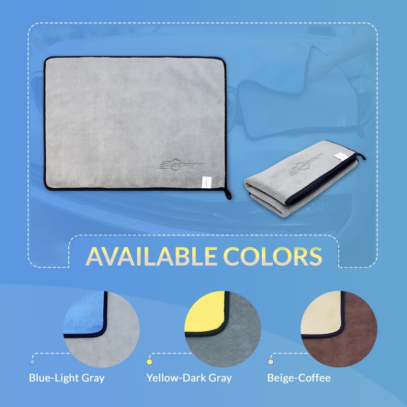 Neodrift ‘800 GSM' Microfiber Cloth (Size - 40X60 Cm)(Set of 2 PC)(Colour - Mix)(Ultra Soft Cleaning Cloth for Car, Bike - Polishing, Detailing, Highly Absorbent) - Image 4