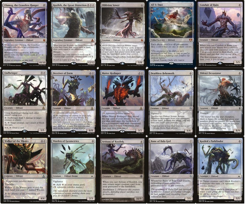 MTG Decks & More Colorless Eldrazi EDH Deck  Custom Built  Elite  MTG  Commander  100 Card - Image 3