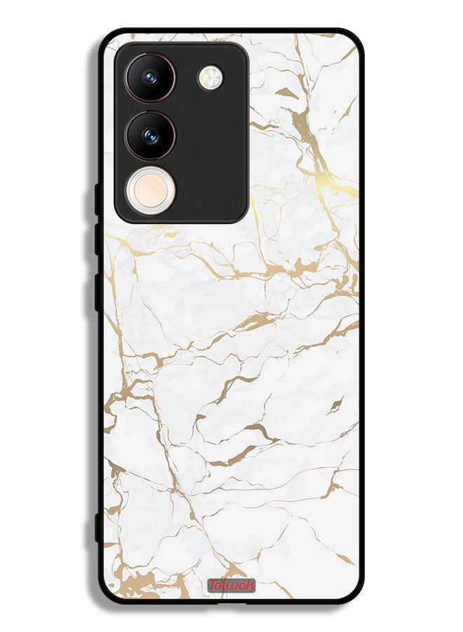 Tolwak غطاء حماية vivo Y200 بنمط الرخام - Image 1