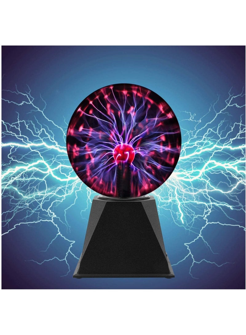 Kid's Magic Touch & Sound Activated Plasma Ball 6in  - Image 1
