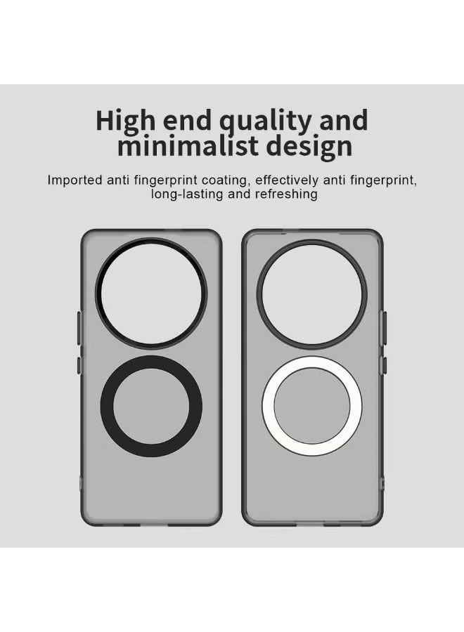 Compatible with Honor X9c 5G Case Cover,Supports Wireless Charging,Shockproof Magnetic Phone Case,Black - Image 5