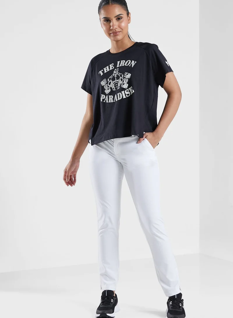 UNDER ARMOUR Project Rock Vintage Iron T-Shirt