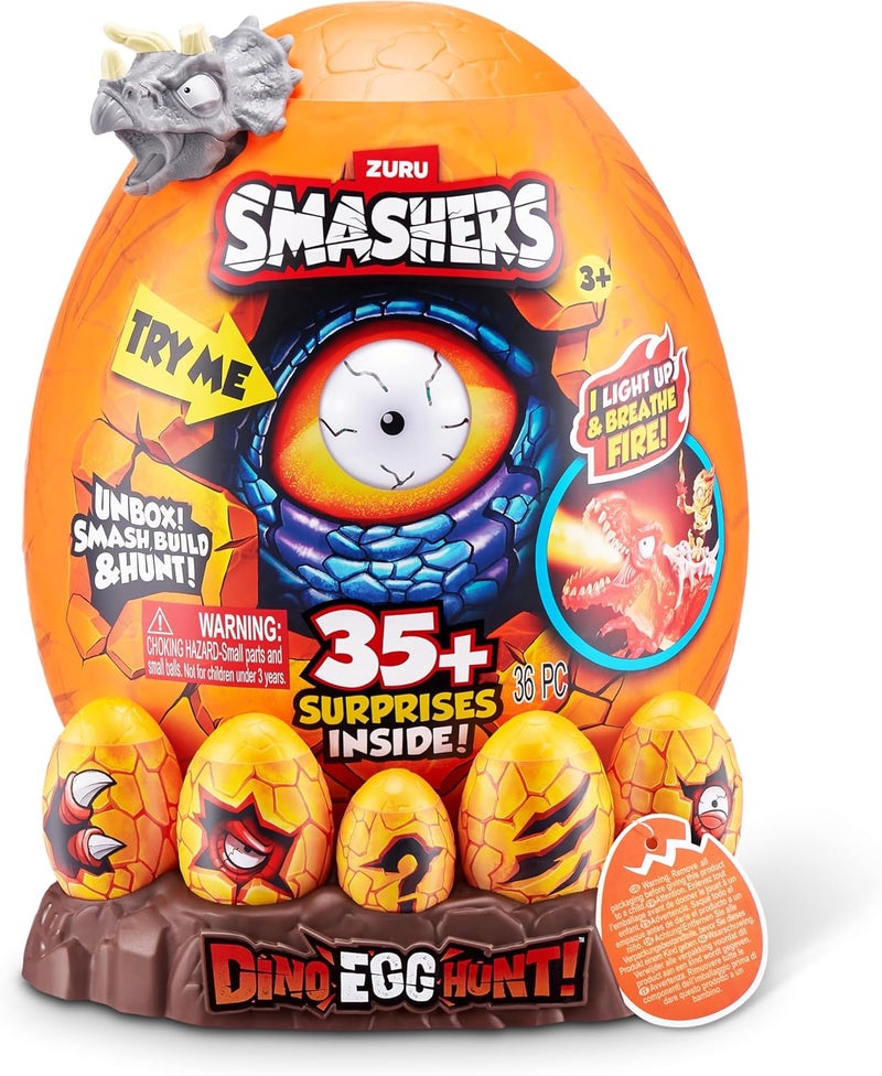 ZURU Smashers Series 1 Dino Egg Hunt Box (Assorted) - Image 1