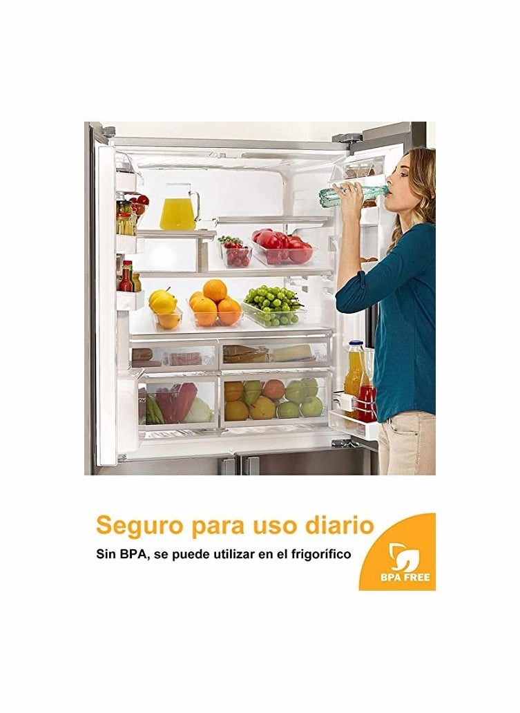 16pcs Clear Plastic Drawer Organizers 5 Sizes Jewelry Organizer Bathroom Organizer