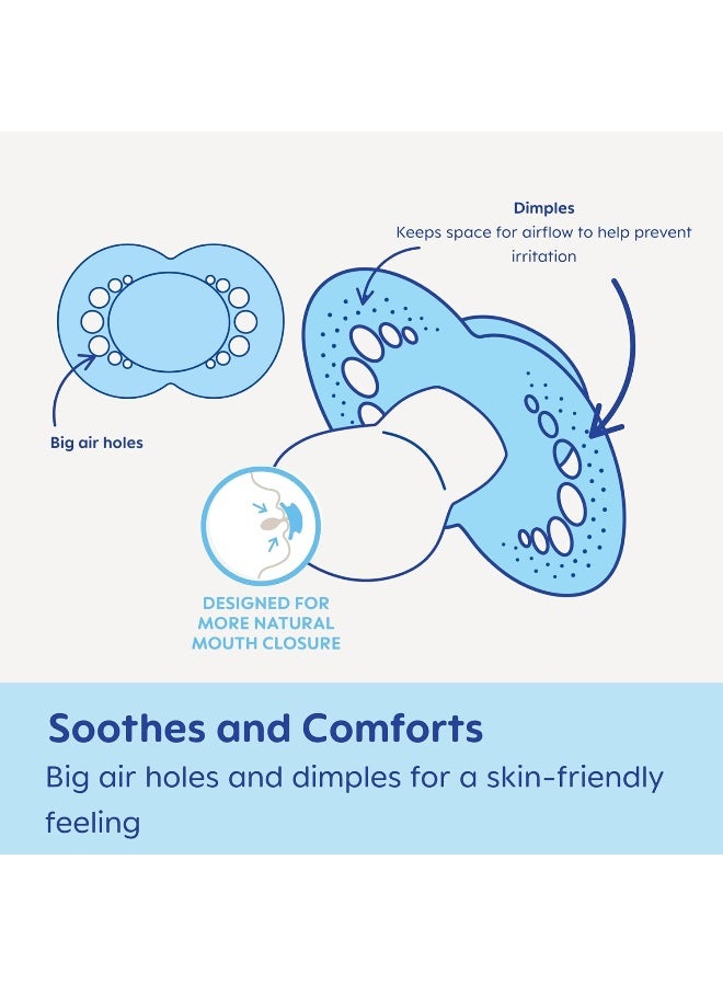 MAM Original Matte Baby Pacifier, Nipple Shape Helps Promote Healthy Oral Development, Sterilizer Case, Girl,6-16 Months(Pack of 2) - Image 5